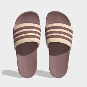 Adidas Adilette Comfort Women's Slides Sandals RM169 Purple and Beige Size 10